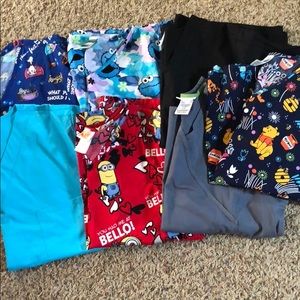 Adult size Large Scrub Tops